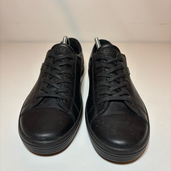 Ecco Mens Black Soft 7 Tred Low Gore-Tex Leather Sneaker Size US 11 And EU 45 - Picture 7 of 11